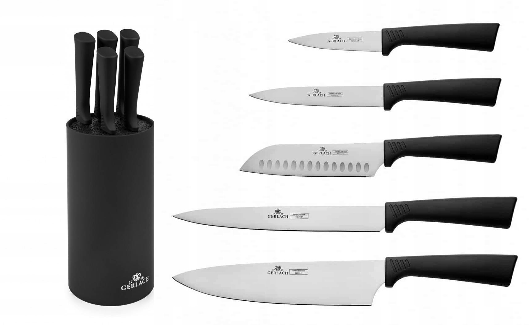Sada nožov Gerlach SMART BLACK